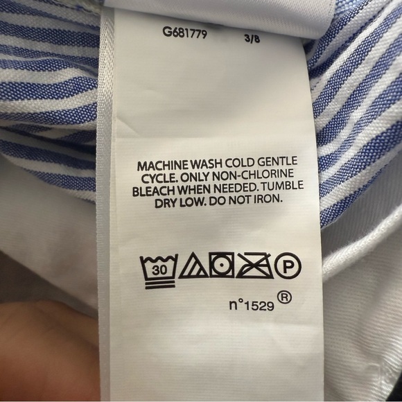 NWT Polo Ralph Lauren Men’s Blue White Striped Shorts Size 35 Classic Preppy - Picture 10 of 10